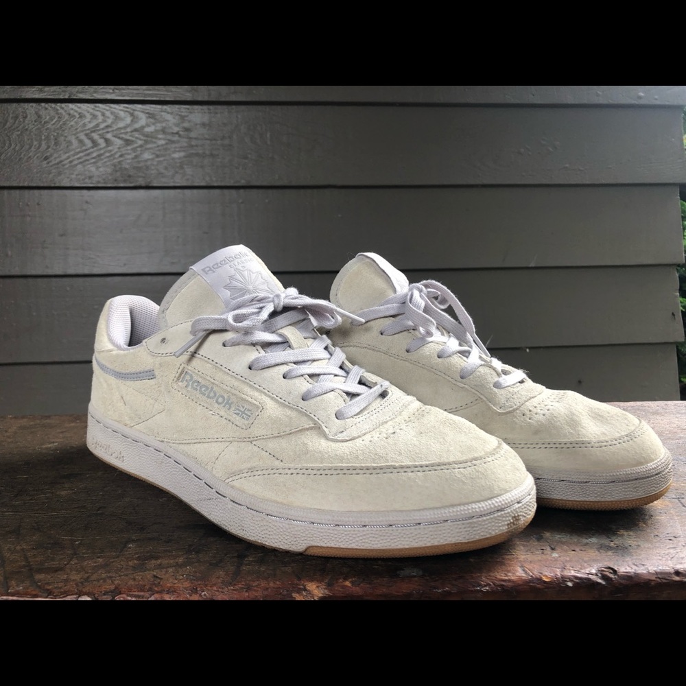 Reebok Classics Grey Suede Sneakers - Size 11